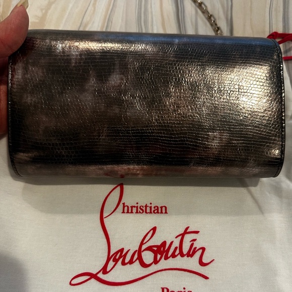 Christian Louboutin Metallic WOC/ Clutch - Picture 4 of 11
